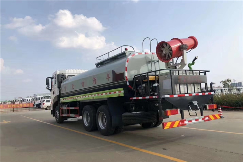 東風(fēng)天龍后八輪20噸噴霧車，國(guó)六綠化噴灑車